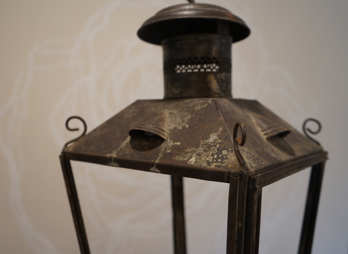 Early French Iron Lantern