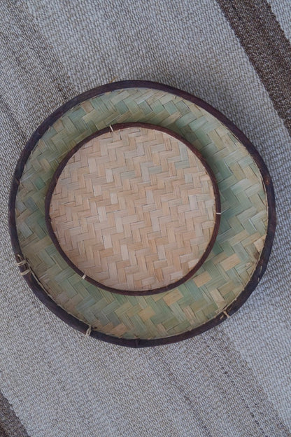 Small Handwoven Bamboo Tray
