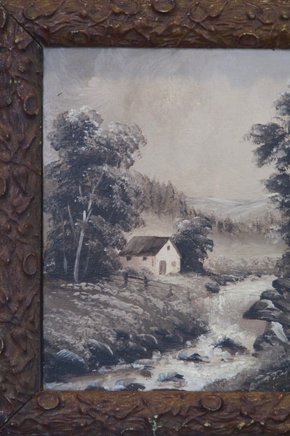 Framed Oil Painting, signed Thrrani