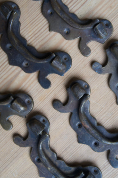 Set of 6 Antique Cabinet Pulls