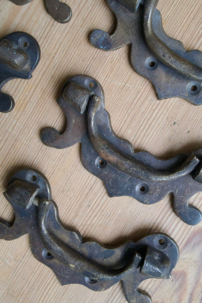 Set of 6 Antique Cabinet Pulls