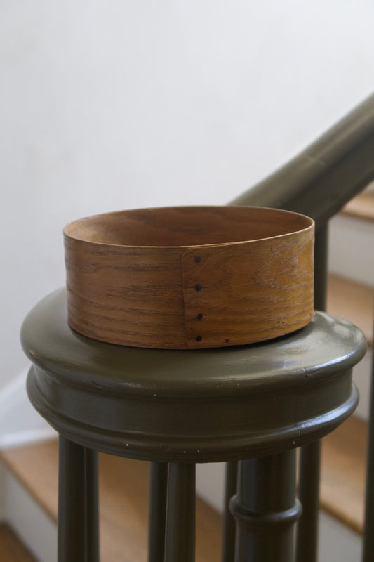 Primitive Wooden Pantry Box, Golden Finish