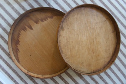 Pair of Primitive Wooden Pantry Boxes