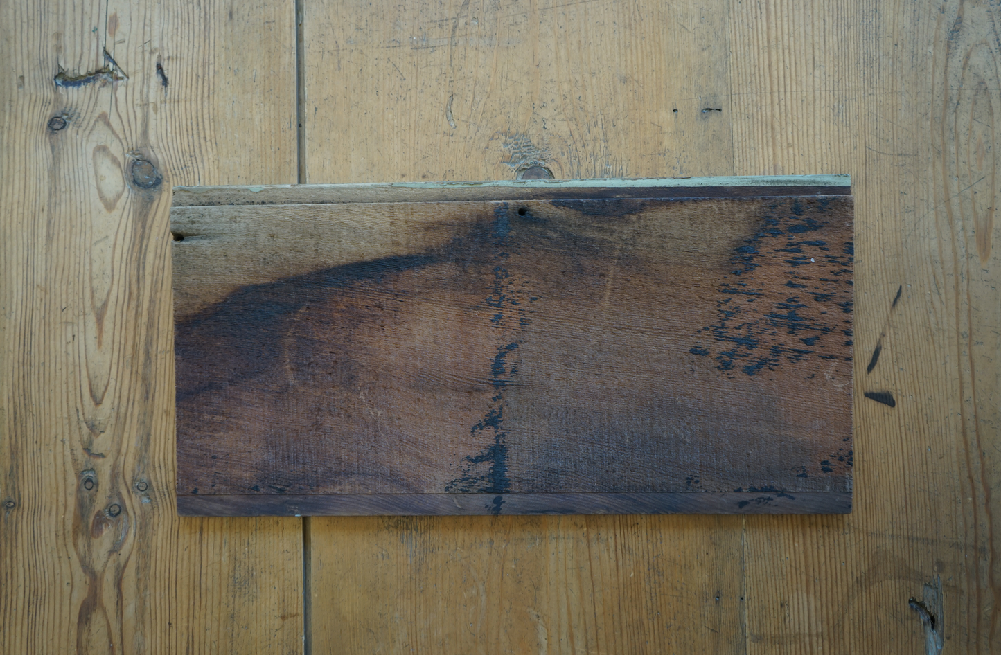 Painting of Landscape on Wood Board